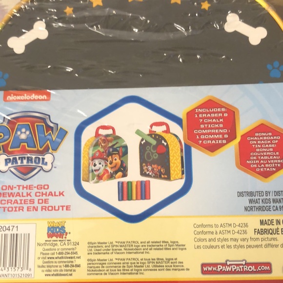 Disney Minnie Mouse Frozen Chalk Stencil Activity Pack Medal Tin Pencil Box NWT - Picture 5 of 5